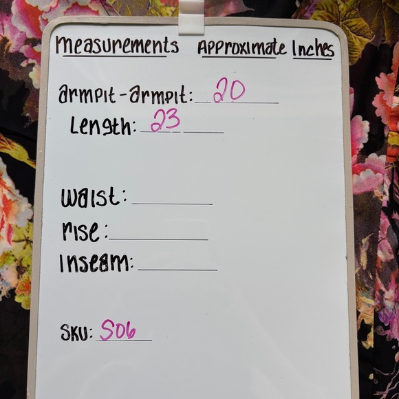 Costa Blanca Women's XS Blouse Semi Sheer Floral Romantic‎ Feminine Whimsical - Picture 9 of 9